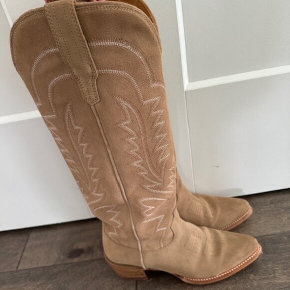 Tecovas - The Abby - Tall Suede Cowboy Boot - Picture 5 of 6